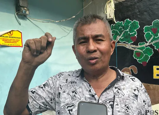 Zulkarnain, salah seorang korban kebakaran di permukiman padat penduduk, Kwitang, Jakarta Pusat. (Sumber: POSKOTA | Foto: M Tegar Jihad)
