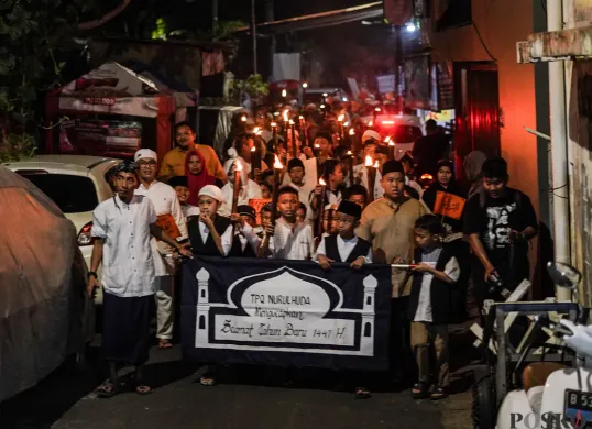 Semarak Pawai Obor Tahun Baru Islam 1447 Hijriah di Menteng