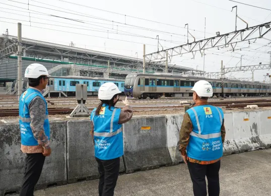 PLN senantiasa menghadirkan pasokan listrik yang andal guna mendukung operasional PT MRT Jakarta sebagai transportasi publik ramah lingkungan. (Sumber: Dok. PLN UID Jakarta Raya)