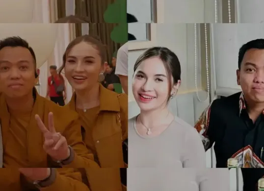 Potret kebersamaan Elina Joerg dengan Aan Story. (Sumber: TikTok.com/netizenadilindone)