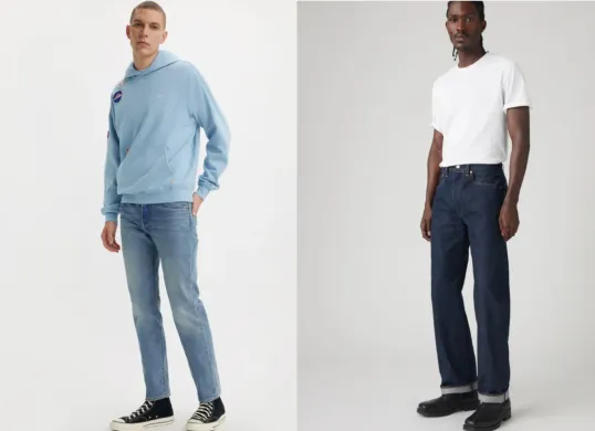 Ilustrasi rekomendasi celana jeans Levis pria. (Sumber: Levis Indonesia)