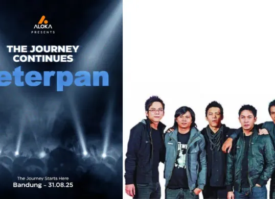 The Journey Continues! Peterpan gelar konser comeback Agustus 2025. Akankah Ariel, Andhika, dan kawan-kawan bersatu kembali Cek detailnya sekarang! (Sumber: Instagram/@peterpanband.id)