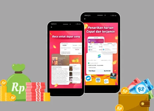 Dapatkan penghasilan tambahan dari aplikasi penghasil uang Cashzine. (Sumber: Poskota/Huriyyatul Wardah)