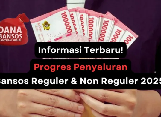 Berbagai jenis program bansos yang masih dalam proses penyaluran. (Sumber: Poskota/Aldi Harlanda Irawan)