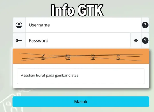 Ilustrasi halaman muka Info GTK dengan alamat link yang baru. (Sumber: Poskota/Dzikir)