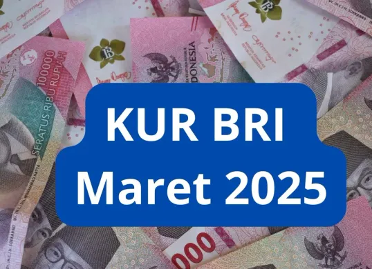 Tabel KUR BRI Maret 2025 plafon angsuran pinjaman Rp100 juta. (Canva)