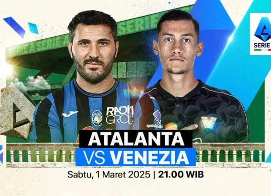 Info live streaming Atalanta vs Venezia. (Sumber: Vidio)