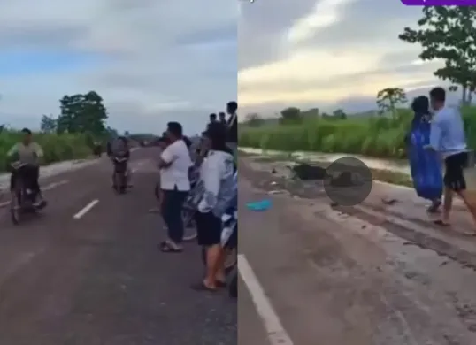 Aksi balap liar di Gorontalo mengakibatkan satu orang tewas dan satu lainnya mengalami luka serius. (Sumber: Tangkap Layar Instagram/@funnelmedia)