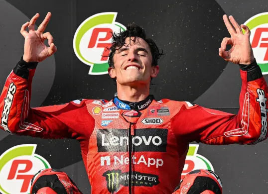 Marc Marquez meraih hasil sempurna di MotoGP Thailand 2025. (Sumber: Instagram @motogp)