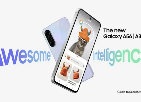 Samsung Galaxy A56 baru saja dirilis secara global dengan desain elegan dan berbagai fitur canggih. (Sumber: Samsung Newsroom Indonesia)