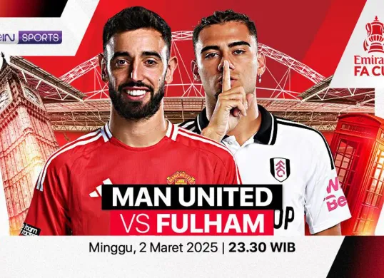 Link live streaming Manchester United vs Fulham. (Sumber: Vidio)