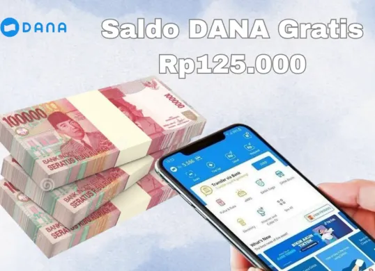 Cara klaim saldo DANA Gratis Rp125.000 langsung masuk dompet elektronik melalui fitur ini. (Sumber: Poskota/Syania Nurul Lita Baikuni)