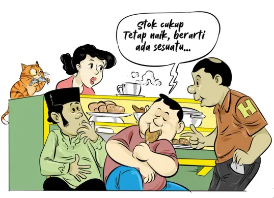 Obrolan Warteg: Cuaca Jadi Penyebabnya (Sumber: Poskota/Arif Setiadi)