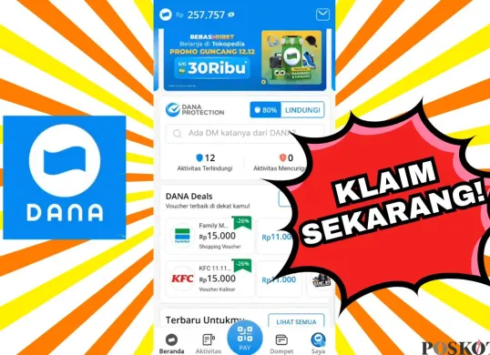 Aplikasi game terbaru penghasil saldo DANA 2025. (Sumber: Poskota/Arip Apandi)