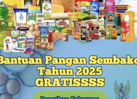 Manfaatkan bansos BPNT untuk memenuhi kebutuhan pangan keluarga di bulan Ramadan.(Sumber: Facebook/@info bansos 2025)