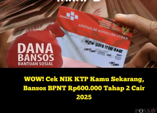 Bantuan Pangan Non-Tunai (BPNT) tahap 2 dengan nominal Rp600.000 akan dibagikan ke masyarakat segera. (Sumber: Poskota/Yusuf Sidiq)