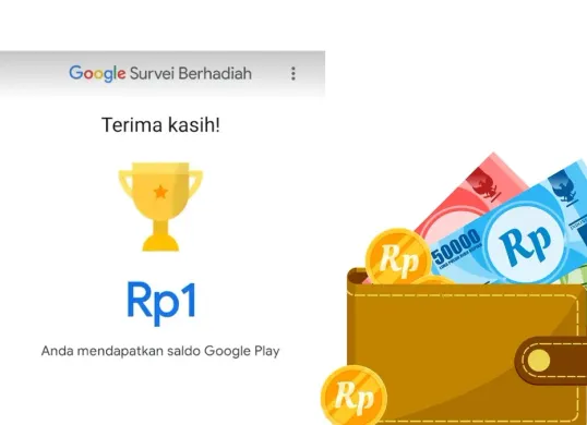 Dapatkan saldo DANA gratis Rp13.300 dari google, dengan cara mainkan aplikasi penghasil uang ini. (Canva)