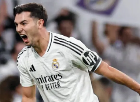 Brahim Diaz mencetak gol penentu untuk kemenangan 2-1 Los Blancos atas sang rival di Stadion Santiago Bernabeu. (Sumber: Instagram/@realmadrid)