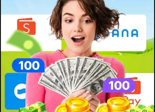 Saldo DANA gratis dari aplikasi Penghasil uang. (Sumber: Play Store.)