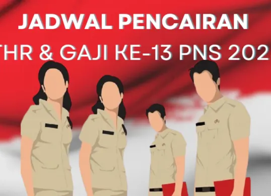 Jadwal pencairan THR dan gaji ke-13 PNS 2025. (Sumber: Poskota/Aldi Harlanda Irawan)