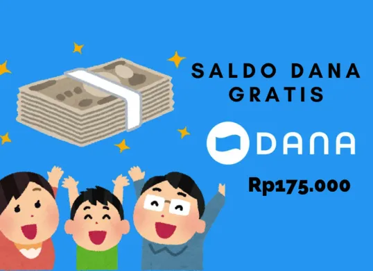 Aplikasi penghasil uang tercepat menawarkan bonus saldo DANA gratis hingga Rp175.000 ke dompet elektronik kamu. (Sumber: Poskota/Mutia Dheza Cantika)