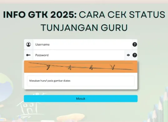 Cara cek status tunjangan dan sertifikasi guru melalui Info GTK 2025. (Sumber: Poskota/Aldi Harlanda Irawan)