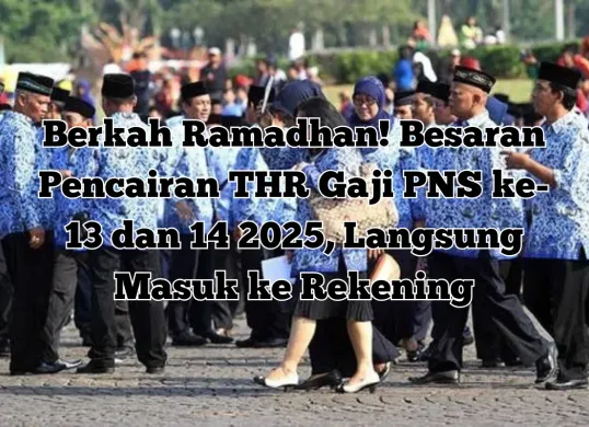 Ramadhan 2025 membawa berkah dengan pencairan Gaji ke-13 dan THR untuk pensiunan PNS. Yuk, sambut momen bahagia ini dengan persiapan matang! (Sumber: Poskota/Yusuf Sidiq)