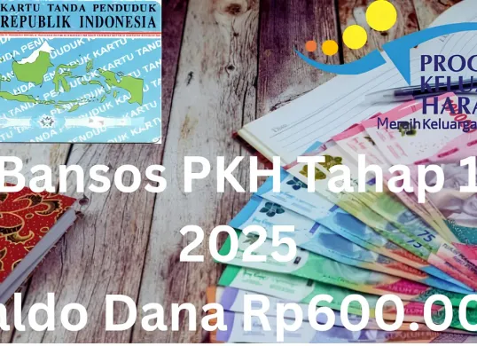 NIK e-KTP dan nama Anda sudah mendapat saldo dana Rp600.000 dari subsidi bansos PKH tahap 1 2025. (Sumber: Poskota/Gabriel Omar Batistuta)