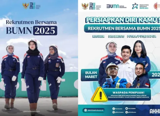 Rekrutmen bersama BUMN 2025 resmi dibuka! ini tanggal pentingnya. (Sumber: Instagram/@bersamabumn)