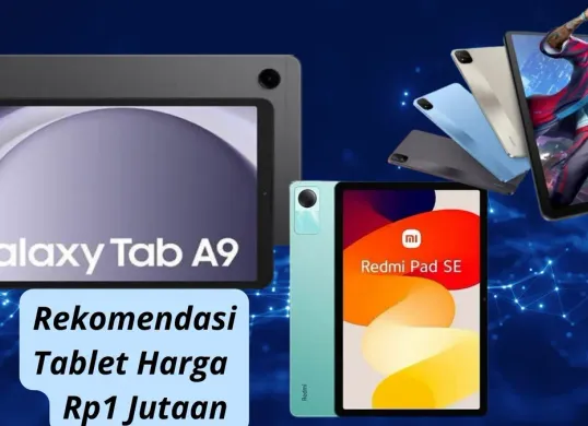 Rekomendasi awal tahun 2025 tablet harga murah Rp1 jutaan. (Foto IG Redmi, Infinix, dan Samsung)