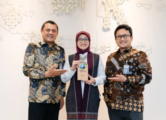 Bank Mandiri meraih penghargaan Best Foreign Exchange (FX) Bank 2025 dari Global Finance. (Sumber: Dok. Bank Mandiri)