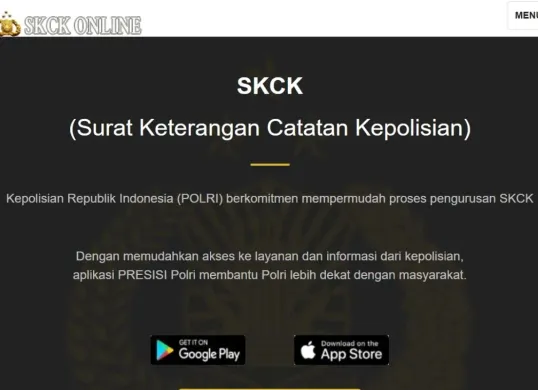 Cara membuat SKCK secara online. (Sumber: SKCK Online)