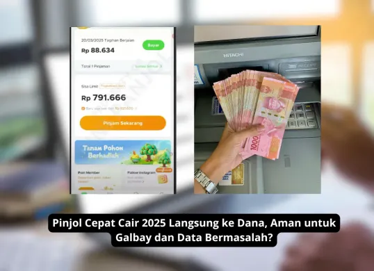 Pinjol terbaru 2025 dengan proses mudah dan cepat. Cair langsung ke aplikasi Dana. (Sumber: Poskota/Yusuf Sidiq)