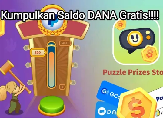Aplikasi game penghasil saldo DANA gratis Puzzle Prizes Storm. (Sumber: Play Store)