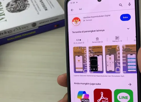 Aplikasi Identitas Kependudukan Digital (IKD) bisa di temukan di Play Store atau App Store. (Sumber: Tangkapan Layar Youtube/from dian)