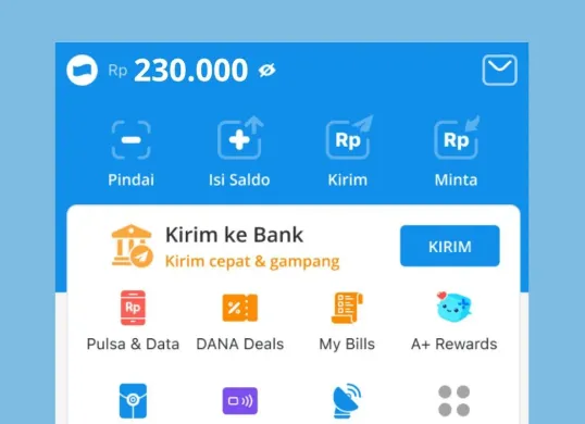 Klaim saldo DANA gratis Rp230.000 dari aplikasi penghasil uang. (Sumber: Poskota/Audie Salsabila)