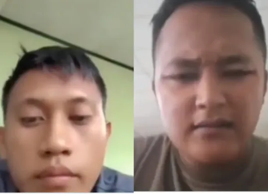 Anggota Brimob yakni Briptu Richrad Silalahi menantang duel anggota TNI. (Sumber: Tangkap Layar X/@neVerAl0ne)