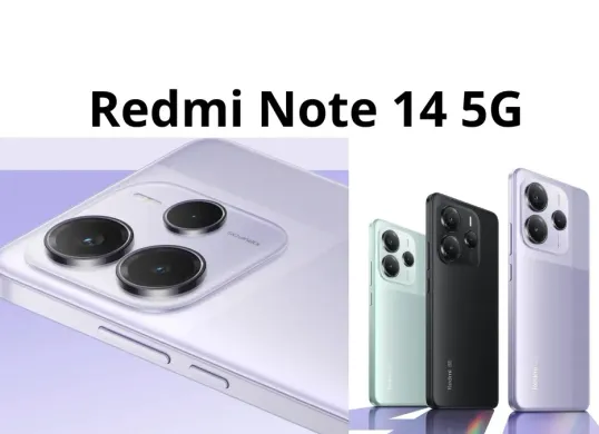 Hp 5G Redmi Note 14 keluaran tahun 2025 ini rekomendasi dengan spek gaming dilengkapi kamera 108 megapixel. (Xiaomi)