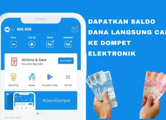 Ambil saldo DANA Gratis dari Game Penghasil Uang (Sumber: Poskota/Rivera Jesica Souisa)