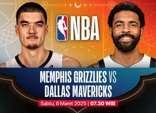 Link live streaming Dallas Mavericks vs Memphis Grizzlies dalam lanjutan kompetisi NBA musim 2024-25. (Sumber: Vidio)