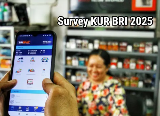 Ilustrasi survey KUR BRI 2025. (Sumber: BRI)