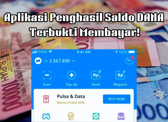 Aplikasi penghasil uang ini terbukti membayar, bisa dicairkan menjadi saldo DANA. (Sumber: Poskota/Adam Taqwa Ganefin)