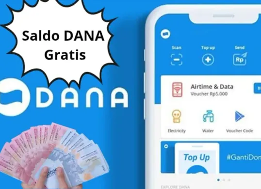 Ini kesempatan untuk Anda untuk dapatkan saldo DANA gratis. (Sumber: Poskota/Risti Ayu Wulansari)