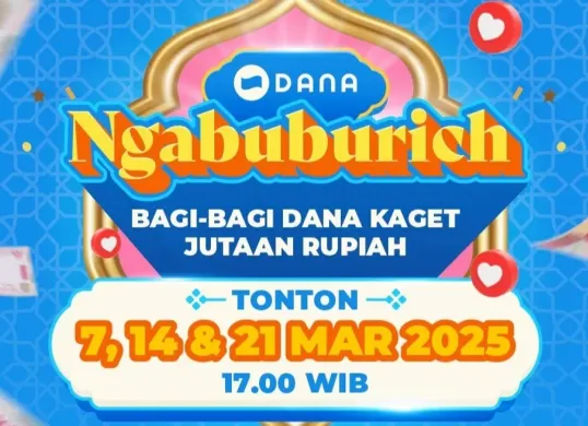 Aplikasi Dana bagi-bagi link DANA Kaget resmi, catat tanggal. (IG Dana)