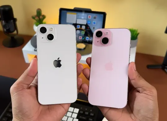 Perbandingan iPhone 13 dan iPhone 15. (Sumber: Tangkapan Layar YouTube/Dirfan Ramli)