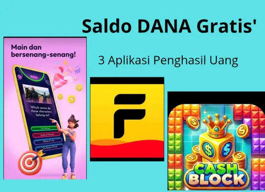 Dapatkan saldo DANA gratis dari aplikasi penghasil uang ini. (Sumber: Play store/edited Santi Santika.)