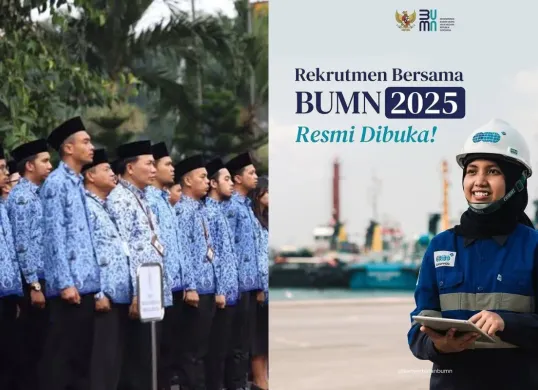 CPNS 2025 diundur, masyarakat bisa lamar kerja di Rekrutmen Bersam BUMN (RBB) sudah buka sejak kemarin. (Sumber: Istimewa)