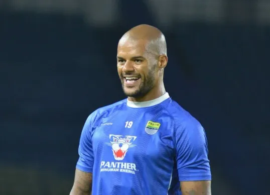 Bomber Persib, David da Silva siap tempur hadapi Semen Padang, di pekan ke-27 Liga 1 2024-25. (Foto: persib.co.id)