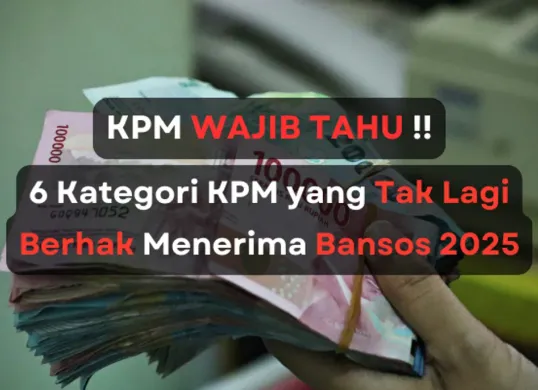 Kategori penerima manfat yang sudah tidak layak menerima pencairan dana bansos 2025. (Sumber: Poskota/Aldi Harlanda Irawan)