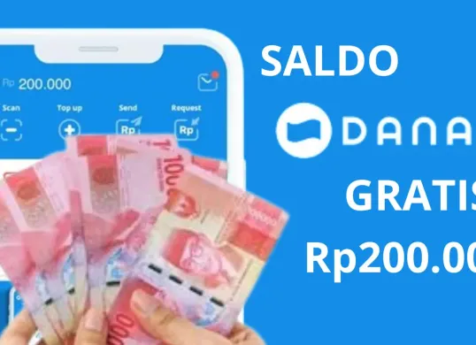 Cara Mudah Klaim Saldo DANA Gratis Rp200.000 Langsung Cair ke Dompet Elektronikmu! (Sumber: Poskota/Nur Rumsari)